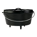 Lodge Logic 8-qt. Camp Dutch Oven with Lid - Black