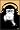 Steez (Headphone Chimp) 24x36 Framed Poster Art Print