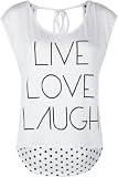 FULL TILT Live Love Laugh Womens Top