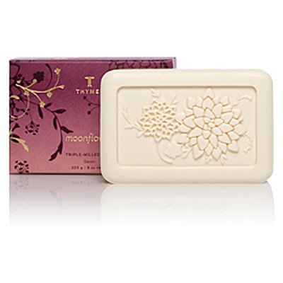 Thymes Triple Milled Soap, Moonflower, 8-Ounce Bar