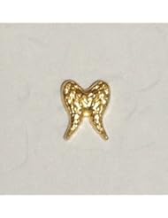 GOLD DOUBLE ANGEL WINGS Floating Charm