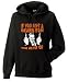 Man Flipping Bird Saying If You Aint a Bears Fan These Are for You Middle Finger Black Hoodie