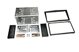 Doppel DIN Blende Komplett-Set Opel Antara Tigra Corsa Astra black