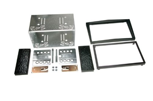 Doppel DIN Blende Komplett-Set Opel Antara Tigra Corsa Astra black
