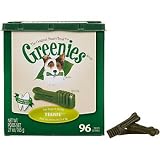 Greenies Dental Treats Teenie Size Treat Tub, Pack of 96 Teenie