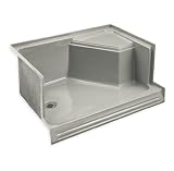 KOHLER K-9489-95 Memoirs 60-Inch Shower Receptor, Ice Grey