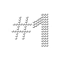 #1 Cheek Crystal Decal 12-pk.