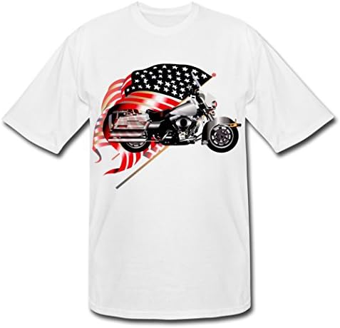 Tribay Comfortsoft Patriotic Motocross Truck Sign men's T-Shirts L