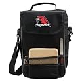 Miami University Red Hawks Duet Wine and Cheese Basket - Black