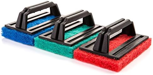 Rykey Strong Decontamination of the Kitchen with the Handle Sponge Bottom Cleaning Brush, Bath Tub Brush, Sponge Brush Set of 3
