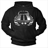 Pull à capuche noir homme ELEANOR 1968 taille M-XXL