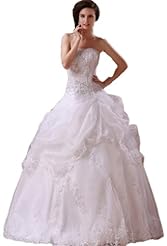 Floral Print Bubble Dress Organza Lace Evening Dress 