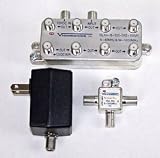 Viewsonics 8 Port Cable TV Amplifier with Passive Return