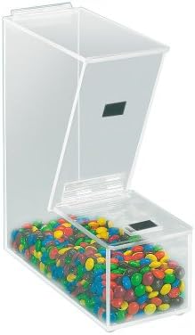 Cal-Mil 373 Classic Large Topping Dispenser, 4" W x 11" D x 11" H, Clear (Case of 2)