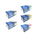 GTS Value Combo: Brother Brand New Genuine OEM Original TN110 Toner Cartridge Set, Factory Sealed in Retail Packaging, Plus 2 GTS Brand Cell Phone Leather Cases