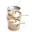 Mauviel Cuprinox Pour la Table 5-Piece Copper Cookware Set