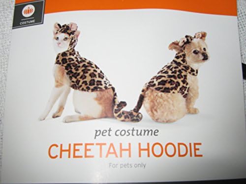 Cheetah Hoodie Pet Costume (Extra Small)