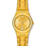 Swatch Women's YLG404G Fancy Me Gold Dial and Bracelet Watch