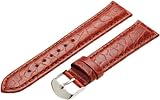 Hadley-Roma Men's MSM907RR-200 20-mm Tan Genuine Leather Watch Strap