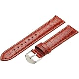 Hadley-Roma Mens MSM907RR-200 20-mm Tan Genuin