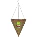 Gardman 35cm Grass Rope and fern Hanging Cone