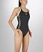 Speedo Damen Badeanzug  SUPERIORITY MUSCLE BACK , Black/Snapps, 36