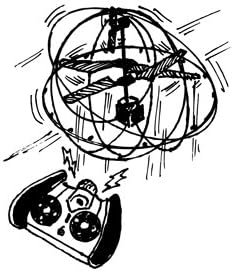 Remote Control Flying Robotic UFO