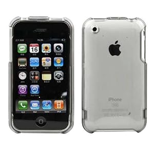 Transparent Crystal Clear Snap-On Cover Hard Case Cell Phone Protector For Apple iPhone 3G 3GS 16GB / 32GB