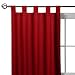 Casual Home Tab-Top Window Panel Pair - Red