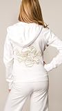 Twisted Heart White Jolly Roger Hoodie
