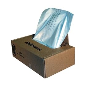 Paper Shredder Bag, C380 C380C, 22x17x51, 50 Carton FEL36055 by Fellowes
