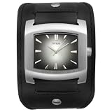 GUESS? Men\'s Black Leather Watch #66741G