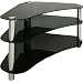 Centurion GT7 Contemporary Design Flat Screen 26" - 43" Glass Stand - Black