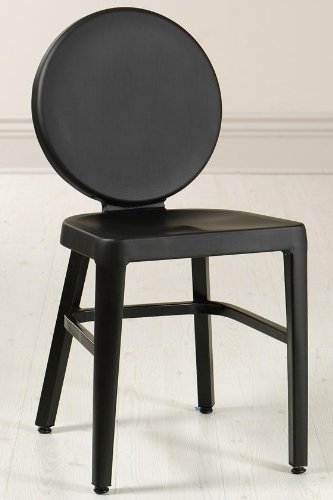 Samantha 33h Side Chair, 33x20x16, BLACK