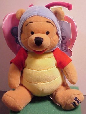 Winnie the Pooh Bean Bag Plush Butterfly Pooh