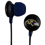 NFL Baltimore Ravens In-Ear Headphone Buds