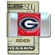 University of Georgia Pewter Money Clip NCAA