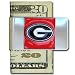 University of Georgia Pewter Money Clip NCAA