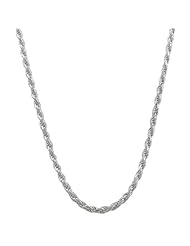 Sterling Silver 1.8-mm Rope Chain (16 Inch)