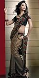 Ajita Printed Georgette Saree / Sari fabric for casual wear