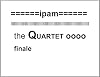 the Quartet, finale (the Quartet series, the finale)