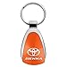 Toyota Sienna Orange Teardrop Keychain