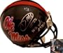Dexter McCluster Autographed/Hand Signed Ole Miss Rebels Mini Helmet 182YDS 2TDS
