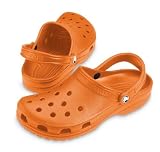 crocs AKA Classic Cayman Schuhe Clogs Neon Orange 10001-863, Größe:M11 (44-45)