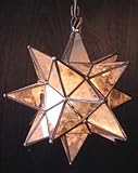 IMAGE OF Worlds Away Antique Mirror Star Chandelier