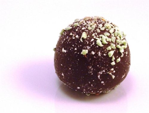 Dark Chocolate Mint Truffles, 8 Piece Gift Box by Candy Zone
