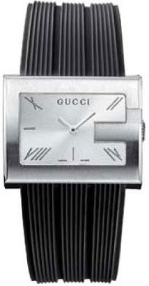 Gucci 100 G-Rectangle Ladies Watch - YA100507