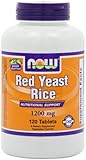 NOW Foods Red Yeast Rice Extract 1200mg, 120 Tablets