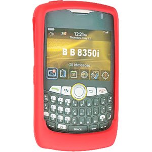 Skin Case for BlackBerry Curve 8350i (Red)