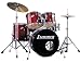 Ludwig LR1025EC Accent 5-Piece Drum Outfit Wine, Red